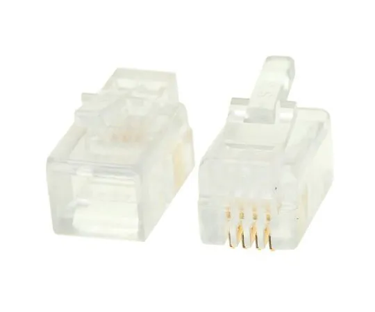 63-4691-37　Bel-Stewart 4P4C Straight Cable Mount RJ22 Modular Plug Connector, Plug　940-SP3044