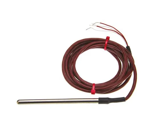 63-4890-35　RS PRO 4 wire PT100 Sensor, -50°C min +200°C max, 100mm Probe Length x 6mm Probe Diameter　611-8264