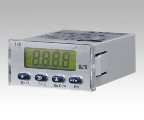 1-3425-01　［Discontinued］Small Semi-Conductor Digital Fine Pressure Difference Meter Ks2700-500Pa-I　KS2700-500Pa-I