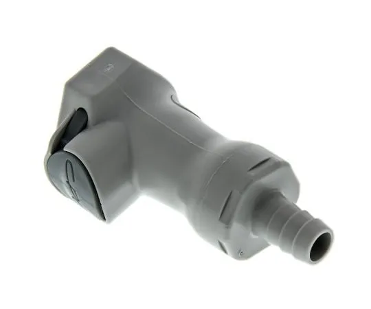 63-4716-87　Straight Male Hose Coupling Coupling Body - Valved, Free Floating Mount, PP　HFCD17612