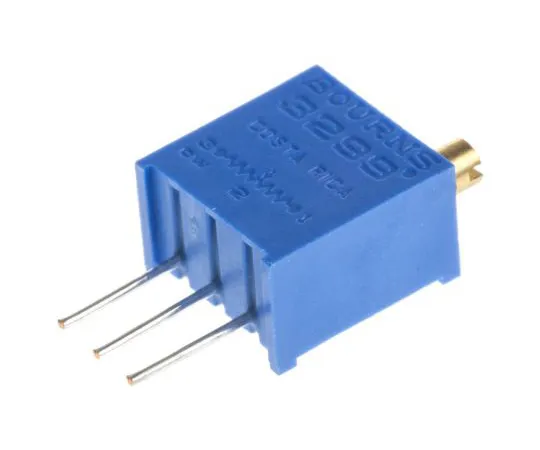 63-4850-94　100kΩ Through Hole Trimmer Potentiometer 0.5W Top Adjust Bourns 3299 Series　3299W-1-104LF