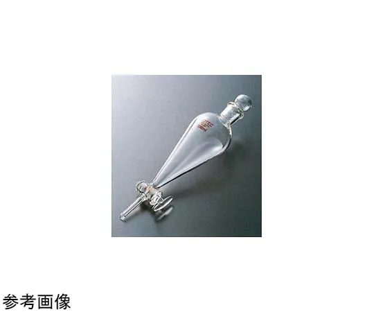 65-6843-22　Transparent Sliding Separatory Funnel  50 mL G Cock　2104-01