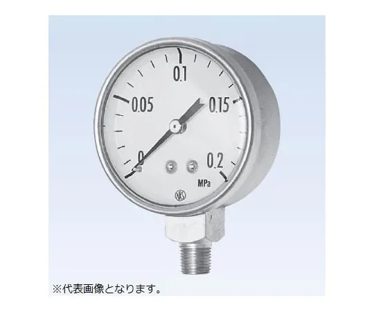 67-4841-57　Small Pressure Gauge Class B (AT1/4-50/PT) GK20-271 x 0.2MPA　0475-03-0015271