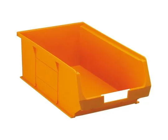 63-4806-61　RS Orange Plastic Stackable Storage Bin, 130mm x 205mm x 350mm　469-6762