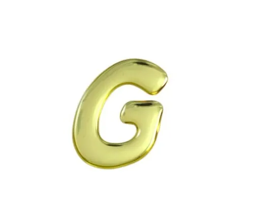 61-7426-98　Gold Metal Characters G 35mm x 1mm　GM35-G