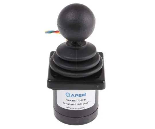 63-4794-80　IP65 Joystick Switch, 2 axes, 10 mA Flying Lead, -20 → +55°C　7SA10SBL2588