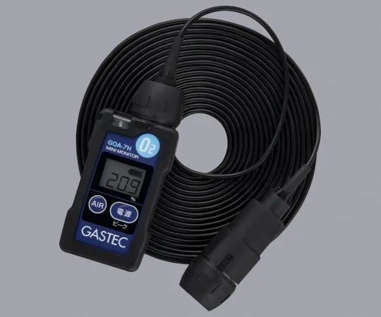 64-3949-57　Wearable oxygen concentration indicating alarm meter 5 m code attached + test result　GOA-7H-S