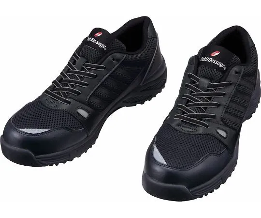 64-0986-18　Safety Shoes Lace-Up Type Black 22.0 cm　S2181