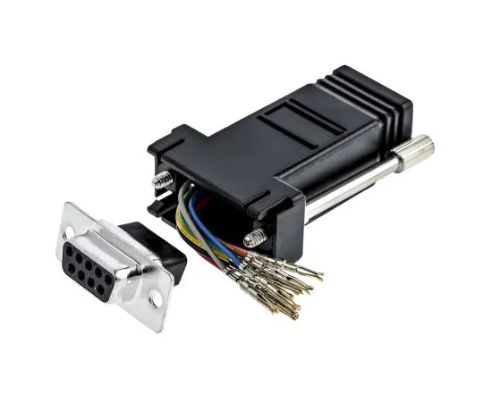 63-4654-85　RS PRO D Sub Adapter Female 9 Way D-Sub to Female RJ45　818-700