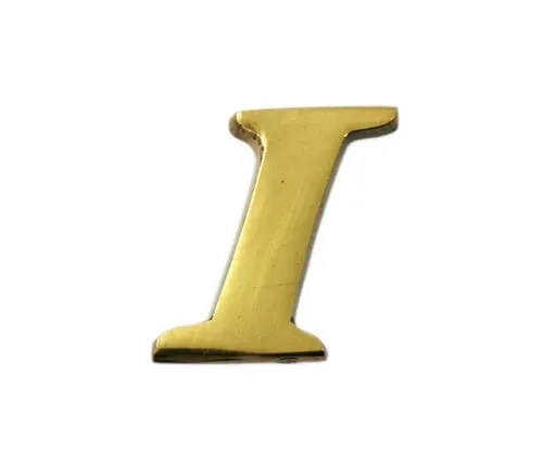 61-7430-59　Brass Gold Characters Large Characters English I　QL20-I