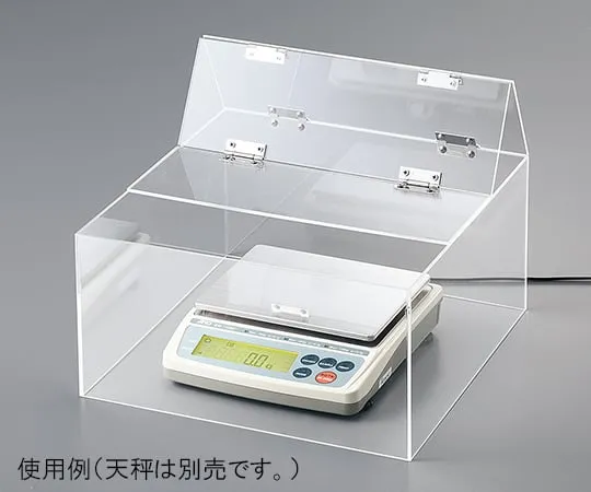 3-6777-01　［Discontinued］Cover for Balance (Antistatic Acrylic) 300 x 300 x 150mm　EAC-1