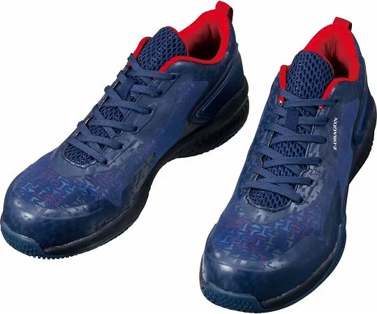 64-0987-45　［Discontinued］Safety Shoes Lace-Up Type Navy 25.0 cm　S3191