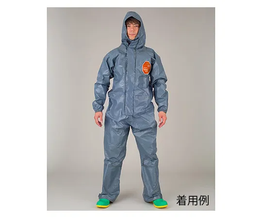 62-4095-44　［Discontinued］DuPont (TM) Tychem (R) 6000 FR TP199TGY Coverall w/Booty Gray M * Old: Tychem (R) Thermo Pro　TychemTP199GY-M