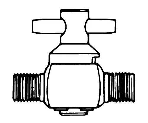 61-0196-79　2-Way Valve 1/4 x 1/4In. NPTM 1/Pk 1ST　XX2604702