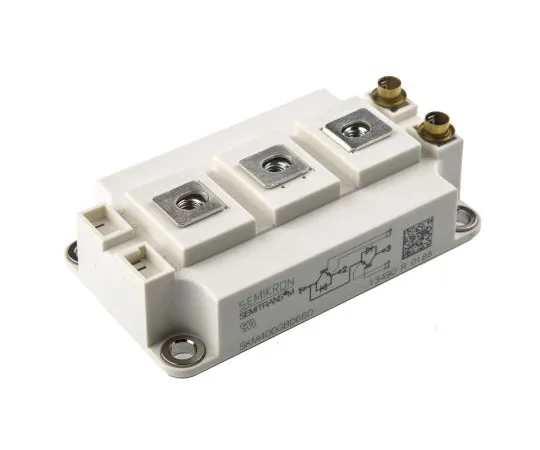63-4838-74　Semikron SKM400GB066D, SEMITRANS3 , N-Channel Dual Half Bridge IGBT Module, 500 A max, 600 V, Panel Mount　SKM400GB066D
