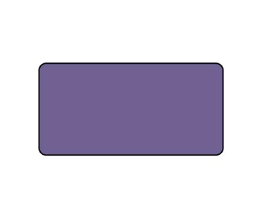 62-6159-98　JIS Piping Identification Sticker AS Type Gray Purple Plain (Large) 1 Set (10 Sheets)　AS-5-30L