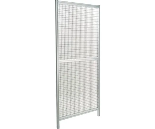 67-5647-72　［Discontinued］Aluminum Frame Safety Fence (Mesh Panel x 1 + Metal Fittings Set)　SJSF-M1