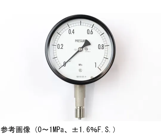 65-4298-34　Sealed Pressure Gauge (100Φ) Vertical A Frame 0.05 MPa　BE10-133