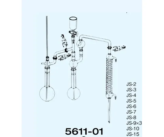 65-8686-20　Jsn-1 type ammonium ion steam distillation apparatus　JSN-1