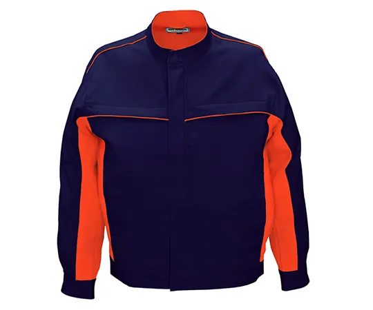 63-1785-27　Long Sleeve Jacket Navy x Orange　2626-55-S