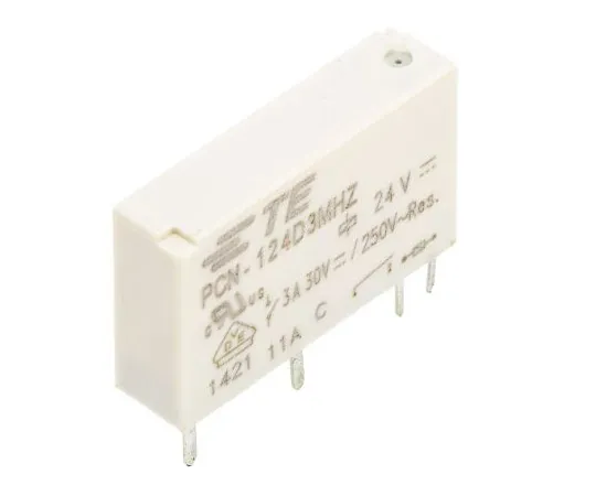 63-4831-63　TE ConnectivityPCN SPNO Non-Latching Relay PCB Mount, 24V dc Coil, 3A　PCN-124D3MHZ000