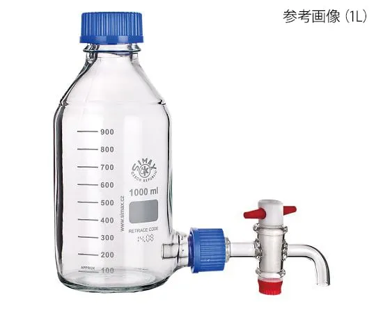 3-8259-01　［Discontinued］Screw-Top Bottle With Cock 1L
