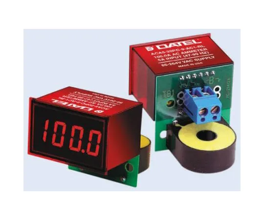 63-4776-23　Murata LED Digital Ammeter 4-Digits AC 0°C to +60°C, 33.9 x 21.3 mm　ACA-20PC-4-AC1-RL-C