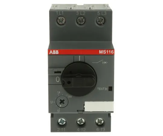 63-4795-87　ABB Manual 3P Motor Protection Circuit Breaker, 690 V ac, 1, 3 Phase, IP20　MS116-1.6
