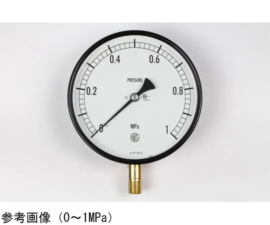 65-4290-82-20　Normal Pressure Gauge (Φ150) Vertical A Frame with 0.6 MPa Inspection Certificate　AG10-181