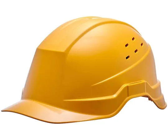 67-6629-33　ABS Helmet (α Liner/Vent Attached) "Ear Muff/Disaster Prevention Surface" Mountable Yellow　SC-23BVDR2-Y