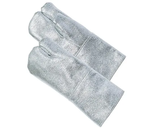 64-9331-80　Carmaron ® Aluminum Deposition Heat Resistant Gloves (3 Finger Mittens) 35 cm　RGT27