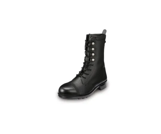 64-6543-75　Long Lace-Up Boots Black 23.5 cm　AE511
