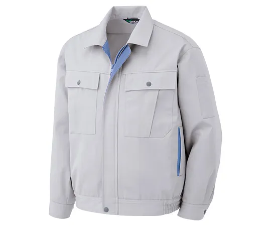 65-1276-34　Work Clothes, Male/Female Pair Long Sleeve Blouson Silver Gray SS GS2561-UE-SS　GS2561-UE-SS