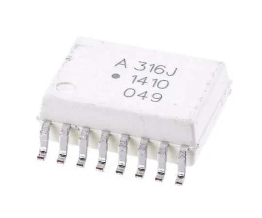 63-4876-45　Broadcom, HCPL-316J-000E BiCMOS/DMOS Output Optocoupler, Surface Mount, 16-Pin SOIC　HCPL-316J-000E