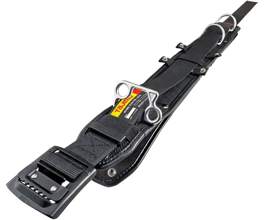 67-0337-68　Work Positioning Waist Belt Flat D2 Black Aluminum L　WFXD2-ABL