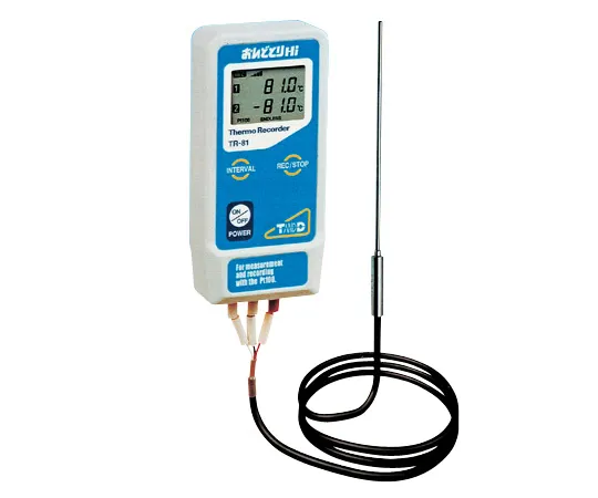 1-5516-01　［Discontinued］Temparature Data Logger For Platinum Resistance Temperature Detector　TR-81