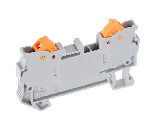 63-4897-80　Phoenix Contact, QTC Clipline Series , 800 V Feed Through Terminal Block, Quick Connect Termination　3205019