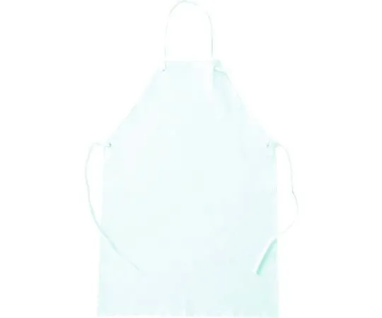 67-6825-77　Apron Oil-Resistant Urethane Apron White　028