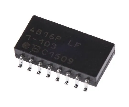 63-4852-89　Bourns Isolated SMT Resistor Array 10kΩ ±2% 8 Resistors, 1.28W Total, SOM package 4800P Standard SMT　4816P-T01-103LF