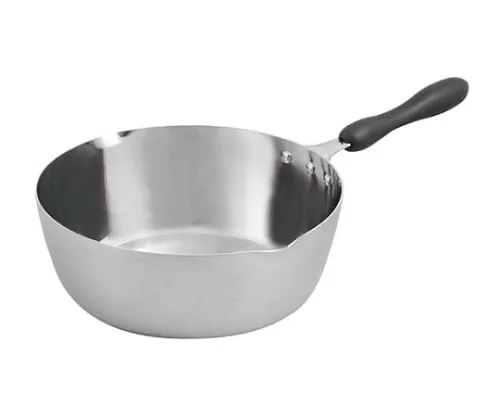 61-6519-20　K Three-Layer Steel Clad Pan with Plastic Handle 18 cm　2283600
