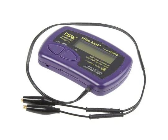 63-4960-60　Peak Electronic Design, Model ESR70 Meter 22000μF, 40 Ω Handheld Type　ESR70