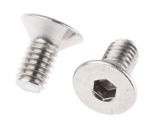 63-4679-17　RS PRO M12 x 50mm Hex Socket Countersunk Screw Plain Stainless Steel　124-7265