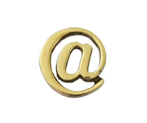 61-7430-50　Brass Gold Characters At Mark　QL20-14