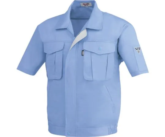 65-8328-54　Short Sleeve Blouson Blue 3L　1291-40-3L