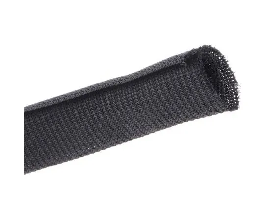 63-4932-85　RS Braided PET Black Cable Sleeve, 20mm Diameter, 3m Length　668-1270