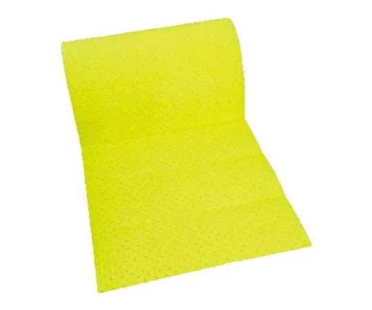 62-3113-94　Abratol Absorbent Roll For Oil/Water 96L With Perforation Yellow　AR80Y