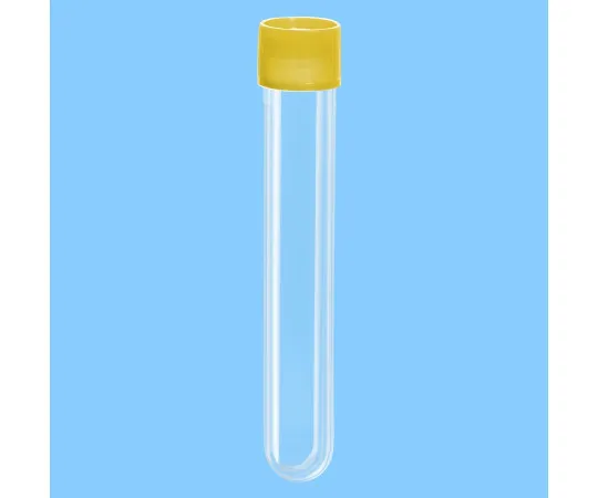63-2977-43　Sterilized Round-Base Centrifuge Tube Yellow Cap 13ml　60.540.014