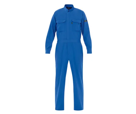 65-1272-98　Work Clothes, VERDEXCEL Cotton 100% Antistatic Boilersuit Blue S VE163-S　VE163-S
