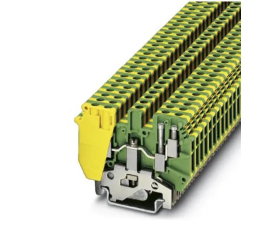 63-4915-97　Phoenix Contact, UDK 4-PE Series Standard Din Rail Terminal, Screw Down Termination　2775184