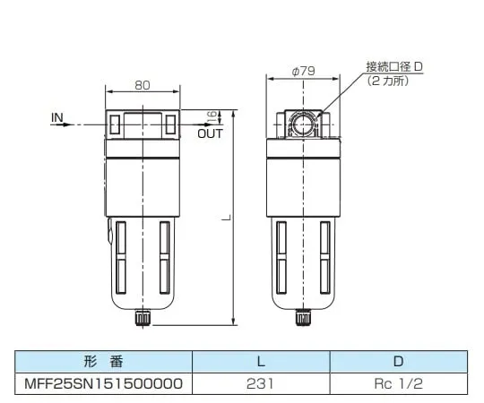 1-3710-06　［Discontinued］Mass Flow Meter　MFF25SN151500000